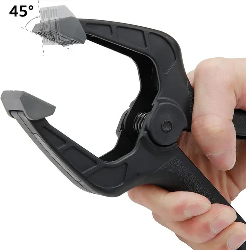 Miniatura 3 de Amazon Basics Juego de 14 abrazaderas de resorte de nailon, 6 paquetes de 3-3/8 pulgadas, 4 paquetes de 4-1/2 pulgadas, 4 paquetes de 6-1/2