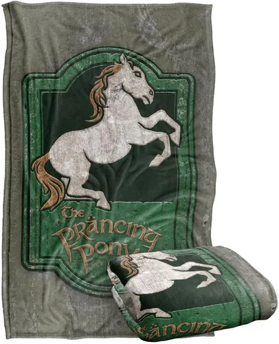 Miniatura 8 de Manta de The Lord of the Rings de 50 x 60 pulgadas, con signo de posada de dragón verde, tacto sedoso, súper suave Signo de Green Dragon Inn