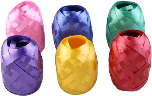 Healifty Cuerdas de cierre de globos de colores mixtos para decoraciones de fiestas, cinta ligera y resistente, adecuada para bodas, cumpleaños y