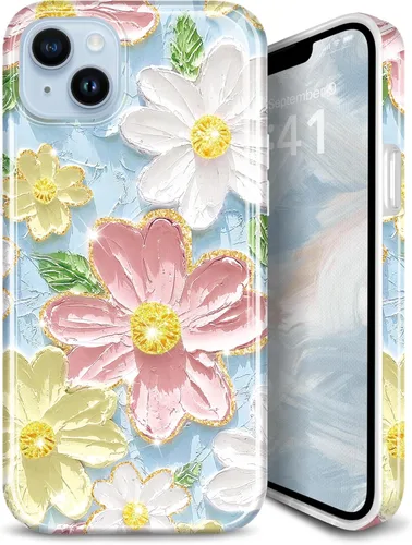 Miniatura 10 de Funda dorada con purpurina compatible con iPhone 12 Mini, diseño de mármol, delgada, a prueba de golpes, TPU suave de goma suave, funda de teléfono