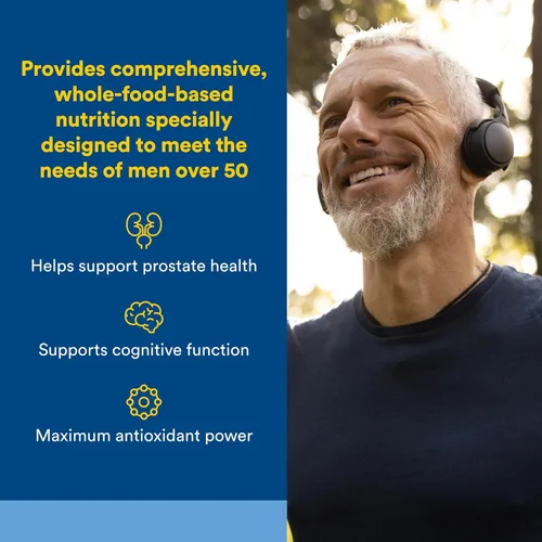 Miniatura 2 de Natural Factors, Multivitamínico y mineral para hombres, 1 porción contiene nutrición equivalente a ½ lb de verduras, 60 unidades (paquete de 1)