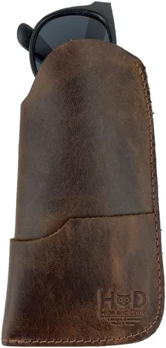 Miniatura 5 de Hide & Drink, Funda rústica para gafas de sol y cartera hecha a mano de cuero de grano completo