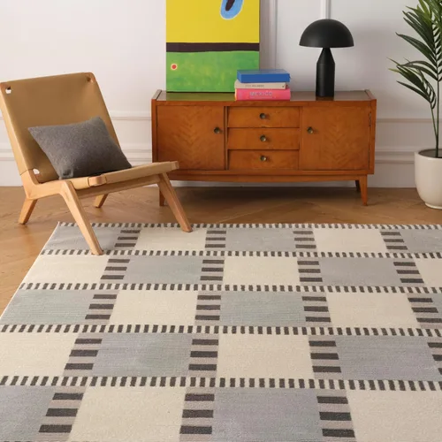 Miniatura 18 de Revival Rugs Comb - Alfombra de pasillo de 3 x 9 pies para pasillo y entrada, lavable, 100% reciclada, certificado Oeko-TEX, moderna, pelo mediano
