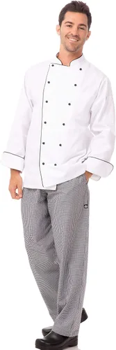 Miniatura 3 de Chef Works Newport Executive Chef Abrigo para hombre