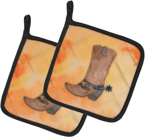 Miniatura 4 de Caroline's Treasures BB7370PTHD - Juego de soportes para ollas de herradura para cocina, resistentes al calor, almohadillas calientes para cocinar