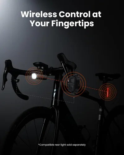 Miniatura 4 de Magicshine Luz de bicicleta RN 1500S, luces de bicicleta para conducción nocturna con montaje inferior, control FTR LightSync, recargable por USB