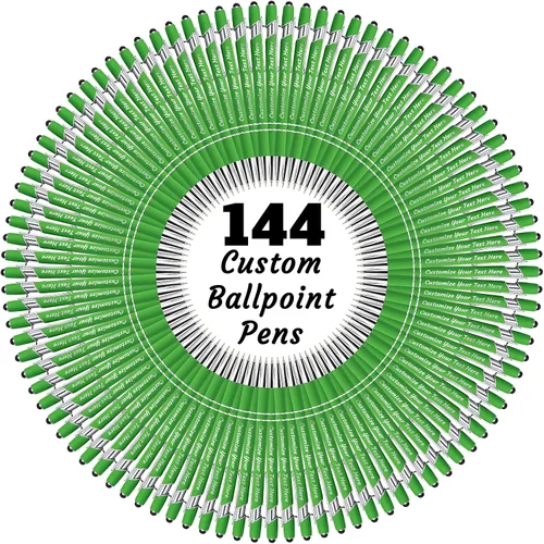 Miniatura 54 de 12 bolígrafos personalizados a granel, bolígrafos personalizados con grabado personalizado con nombre o texto, regalo ideal de aniversario