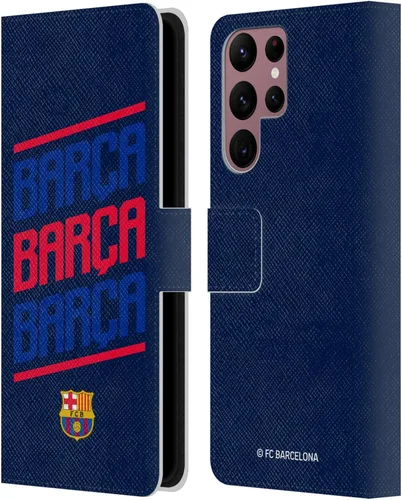 Miniatura 220 de Head Case Designs Funda de piel con licencia oficial del FC Barcelona Barca Crest Graphics para Samsung Galaxy A06 4G