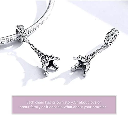 Miniatura 5 de Landmark Series - Abalorio de plata de ley para pulsera Pandora