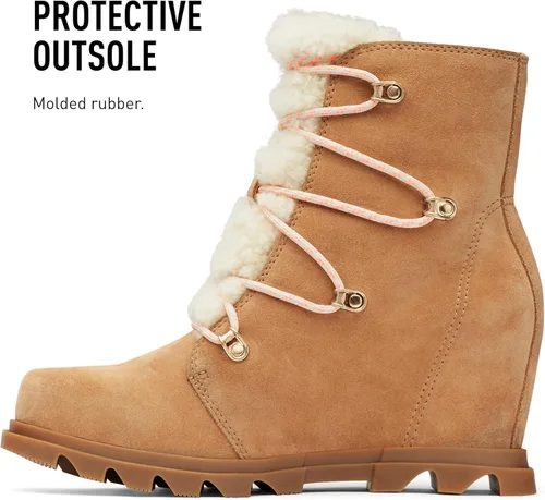Miniatura 4 de SOREL Joan of Arctic Wedge III - Botas de cuña de gamuza impermeables para mujer