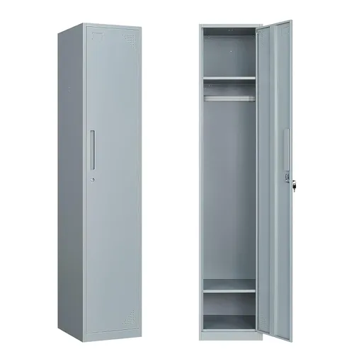 Yizosh Taquillas de metal para empleados con llaves, armario de almacenamiento de 71 pulgadas para empleados con 1 puerta, armario de almacenamiento