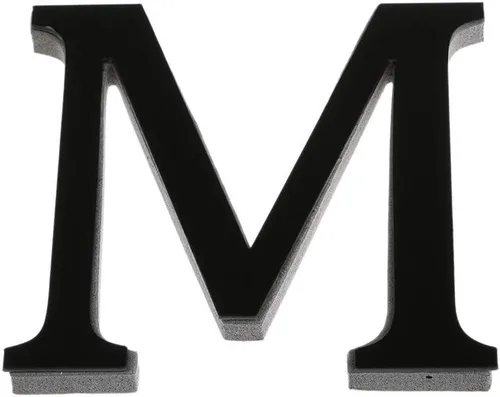 Miniatura 27 de Pegatinas de pared para pared, calcomanías para el hogar, 26 letras 3D, calcomanías de arte acrílico, decoración del hogar Y