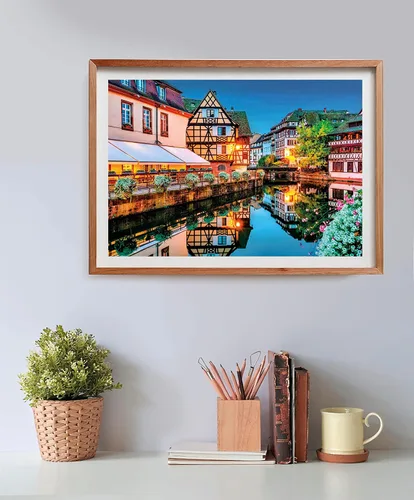 Miniatura 6 de Clementoni - Le Vieux Strasbourg - Rompecabezas de 500 piezas - Juego de paciencia y reflexión - Formato Paisaje - Imagen neta - 49 x 36 Cm - a