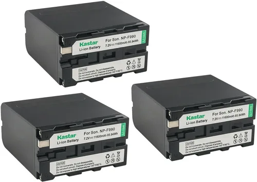 Miniatura 4 de Kastar Batería NP-F990 de repuesto para cámara cinematográfica profesional 4K Z Cam E2 E2-M4, Z Cam E2-S6 Super 35 6K, Z Cam E2-F6 de fotograma