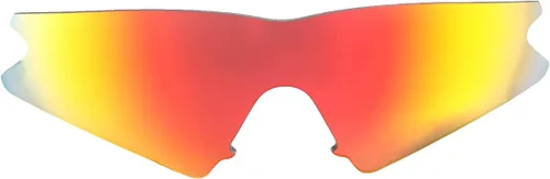 Miniatura 2 de Walleva Lentes de repuesto para gafas de sol Oakley M Frame Sweep Múltiples opciones disponibles (rojo fuego - polarizadas Mr. Shield)