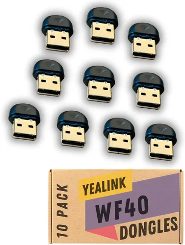 Miniatura 5 de Yealink - Adaptador WiFi WF40 Dongle USB para teléfonos VoIP modelos compatibles - T46U, T48U, T41S, T42S, T46S, T48S, T52S, T54S, T42U, T43U, T27G
