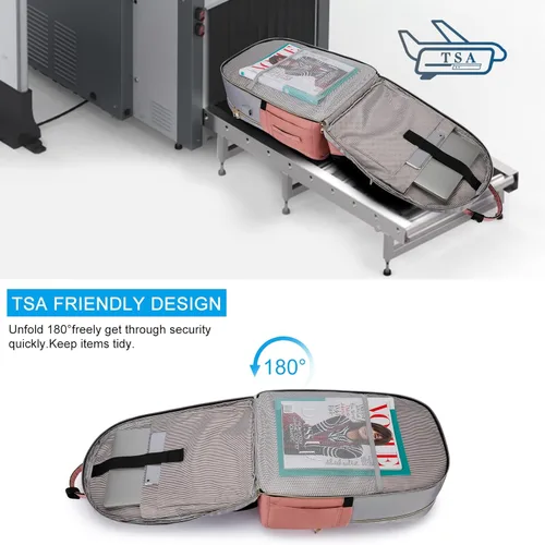 Miniatura 6 de YAMTION Mochila para Mujeres y Adolescentes, Mochila Escolar TSA Laptop Bookbag con USB para Estudiantes de Colegio y Universidad Negocios Oficina