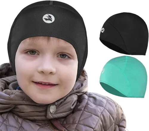 Miniatura 19 de EMPIRELION Casco térmico para niños, diseño de calavera, ligero, para deportes juveniles, para correr, para niños, niñas y niños
