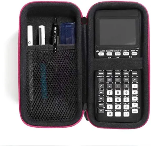 Miniatura 6 de Funda para calculadora gráfica para Texas Instruments TI84 Plus, TI84, TI83, TI89, TI-Nspire CXII/TI Nspire CX CAS/TI Nspire CX, bolsillo de malla