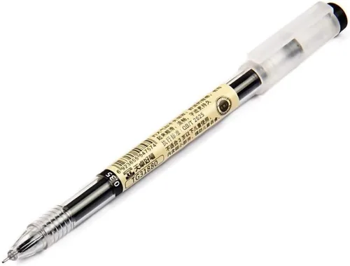 Miniatura 2 de 12 bolígrafos de tinta de gel negra de 0.014 in, bolígrafo extrafino, escritura suave para tomar notas, suministros escolares de oficina, regalos