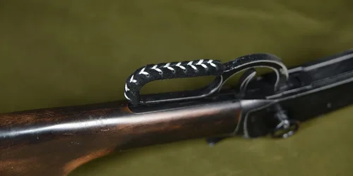 Miniatura 9 de WAYNE'S DOG Envoltura de palanca de cuero genuino para rifles y escopetas de acción de palanca, hecha a mano