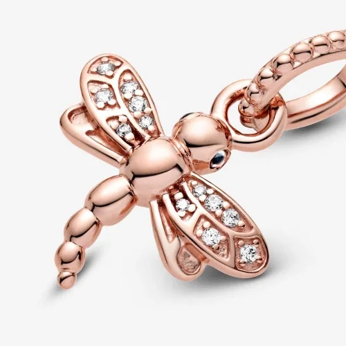 Miniatura 4 de PANDORA libélula CZ transparente