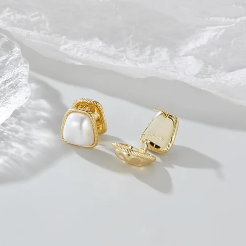 Miniatura 5 de Aretes de perlas para mujer, aretes redondos de perlas de imitación blancas, hipoalergénicos, regalos de joyería para mujer