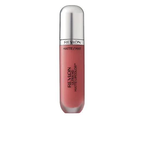 Miniatura 17 de Revlon Ultra HD Matte Lipcolor, lápiz labial líquido mate ligero aterciopelado en rosa, Devotion (600), 0.2 onzas