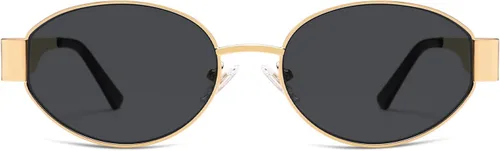 Miniatura 4 de SOJOS Gafas de sol ovaladas retro para mujer, de moda, clásicas, con protección UV400, SJ1256