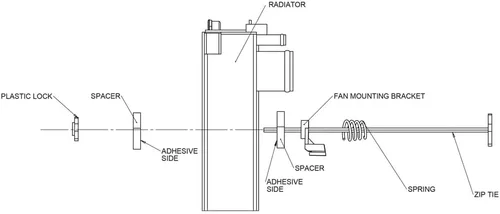 Miniatura 3 de 34 filas de aluminio negro 10AN manguera accesorios de extremo de remolque resistente transmisión automática motor enfriador de aceite 12 voltios