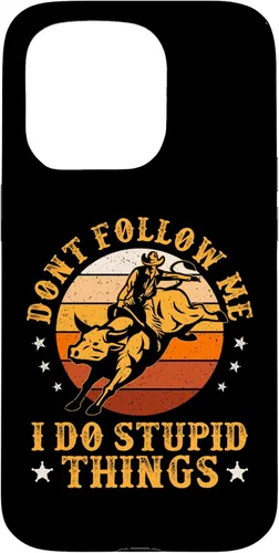Miniatura 31 de Carcasa vintage para iPhone XS Max Don't Follow Me I Do Stupid Things
