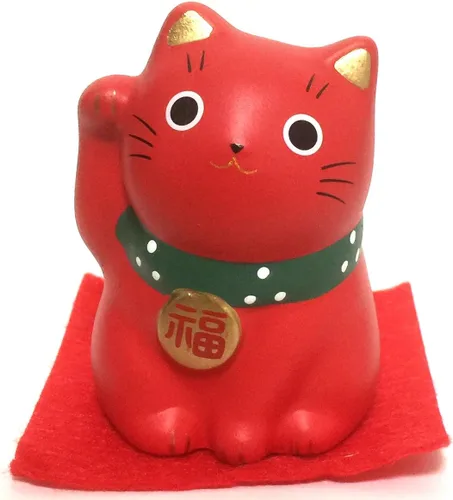 Miniatura 10 de M-RO Maneki Neko Lucky Cat Azul