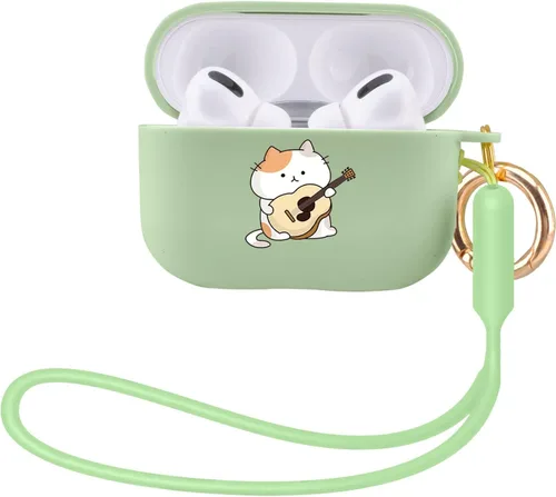 Miniatura 21 de Funda compatible con Airpods Pro de 2ª generación, linda funda para AirPods Pro 2, funda protectora con estampado de rana para mujeres y niñas