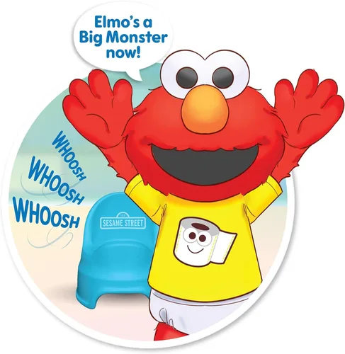 Miniatura 4 de SESAME STREET Potty Time Elmo - Peluche sostenible de 12 pulgadas, sonidos y frases, herramienta de entrenamiento para ir al baño, juguetes