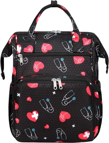 Miniatura 8 de Mochila de Enfermera Gatycallaty, Gris, Estándar