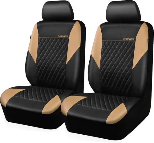 Miniatura 8 de CAR PASS Fundas de Asiento de Cuero Púrpura, Funda de Asiento de Coche Bonita con Esponja Compuesta de 5mm en el Interior, Compatible con Bolsa