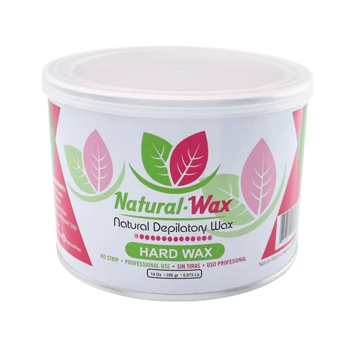 Miniatura 3 de Cera depilatoria de cera natural, hidratante 100% orgánica, de uso profesional, depilación, ideal para áreas pequeñas y pieles sensibles (14 onzas)