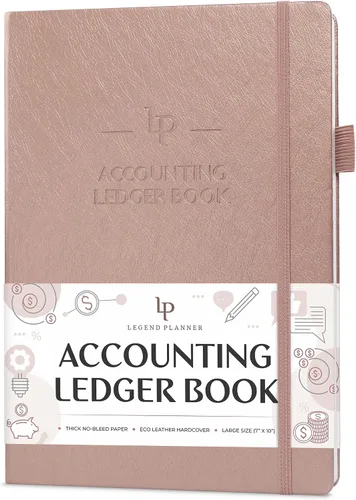 Miniatura 9 de Libro de Registro de Contabilidad Legend – Libro de Registro de Contabilidad de Tapa Dura para Pequeñas Empresas y Uso Personal – Libro Columnar