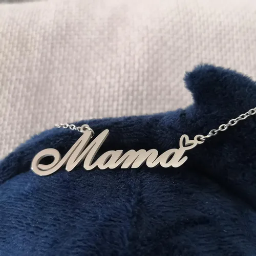 Miniatura 5 de Collar con nombre personalizado con dije personalizado con nombre de corazón para mujer, el mejor regalo para niña, cumpleaños, día de la madre