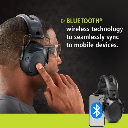 Miniatura 8 de Peltor Sport Tactical 500 - Orejeras de protección auditiva Bluetooth, clasificación de reducción de ruido de 25 dB, auriculares electrónicos