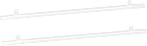 Miniatura 7 de MECCANIXITY Barra de tiras de PVC para colgar pósteres, 9.8 in, transparente, con clips para póster, mapa, juego de 4