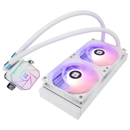 Miniatura 8 de Thermalright Aqua Elite 240 - Enfriador líquido de CPU V3, tamaño de fila de enfriamiento 240, 2 ventiladores PWM de 4.724 in, rodamientos S-FDB