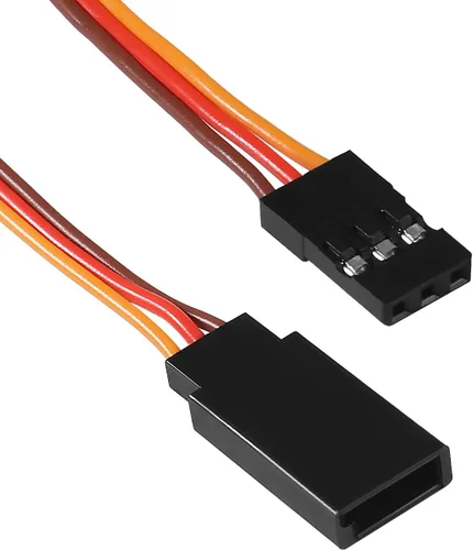 Miniatura 4 de Cable de extensión servo de 25 piezas, 5 tamaños, 3 pines, cable de extensión servo macho a hembra, cable de cable servo RC para control remoto
