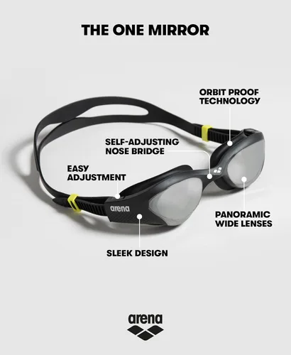 Miniatura 2 de ARENA The One Gafas de natación unisex para adultos, para hombres y mujeres, herméticas, con sellos a prueba de órbita, antiniebla, lentes