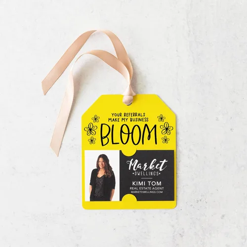 Miniatura 4 de Your Referrals Make My Business Bloom" Pop By Gift Tag 56-GT001