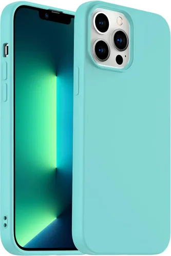 Miniatura 10 de Funda diseñada para iPhone 13 Pro Max, funda de silicona ultra delgada a prueba de golpes, de microfibra suave anti arañazos, protección mejorada