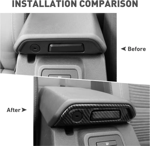 Miniatura 6 de Caja de almacenamiento para reposabrazos central para Ford Bronco, cubierta del panel del interruptor, decoración interior, compatible con Ford