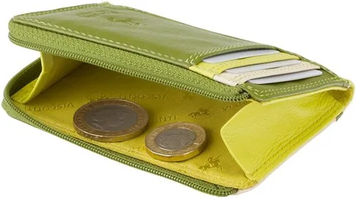 Miniatura 4 de Visconti RB110 Phi Phi - Cartera de cuero para mujer, con cremallera, para tarjetas de crédito, Azul, verde, rojo, rosa., Monedero para tarjetas