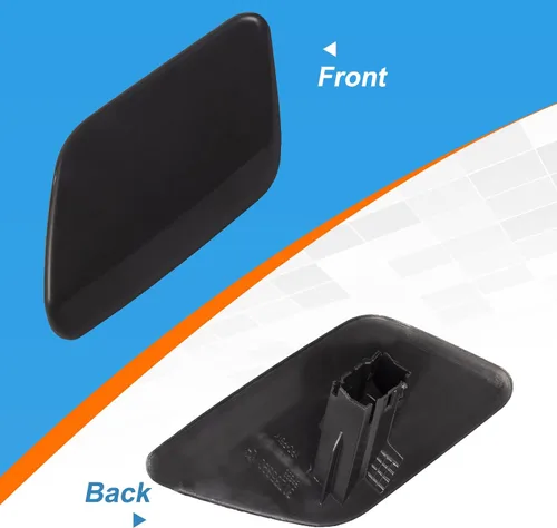 Miniatura 5 de Tapa de boquilla para limpiaparabrisas delantero para Volvo S60 2011 2012 2013 39802681 39802699 (negro, lado izquierdo del conductor)
