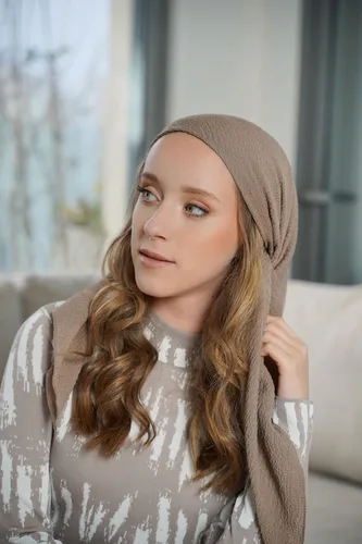 Miniatura 53 de Madison Headwear Bufandas preatadas para la cabeza para mujer con material ligero prensado y atractivo